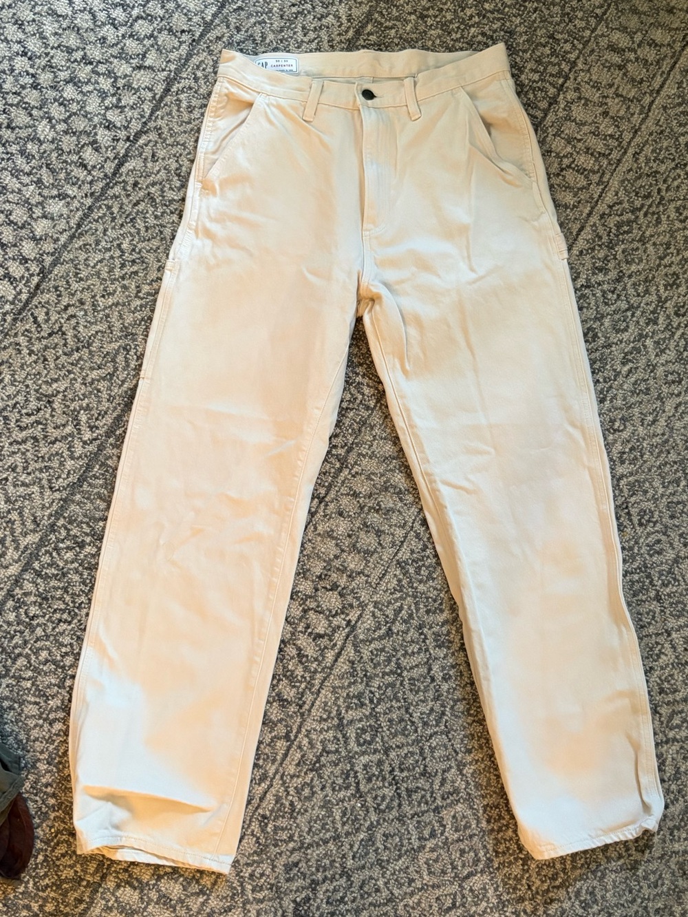 GAP Carpenter Pants in Light Beige